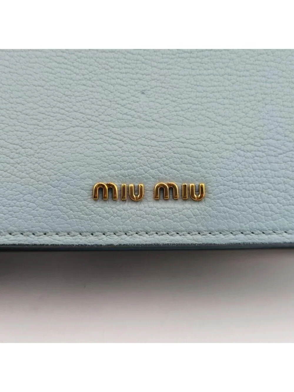 Miu Miu Blue Multicolor Leather Shoulder Bag